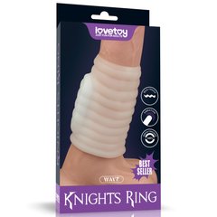 Насадка на член с вибрацией - Vibrating Wave Knights Ring White
